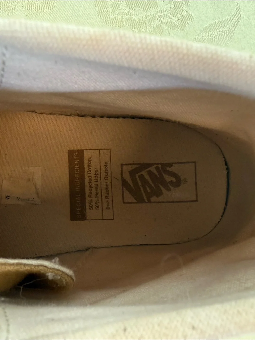 Vans Peace Leaf Canvas High-Top Sneakers size 10 - Picture 3 of 7